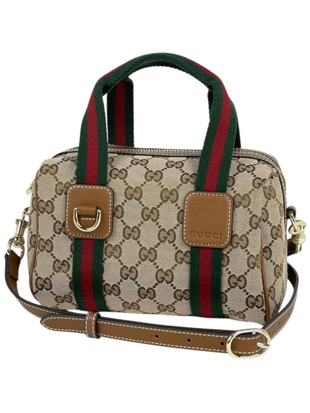 Gucci Handbag Ophidia 2-Way GG Canvas Brown
